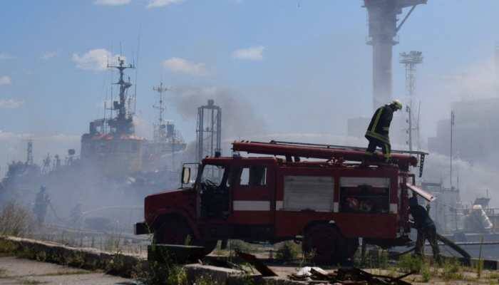 Russian missiles hit Ukraine port; Kyiv says it is still preparing grain exports