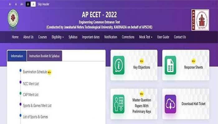 AP ECET 2022 answer key RELEASED at cets.apsche.ap.gov.in- Check direct link here