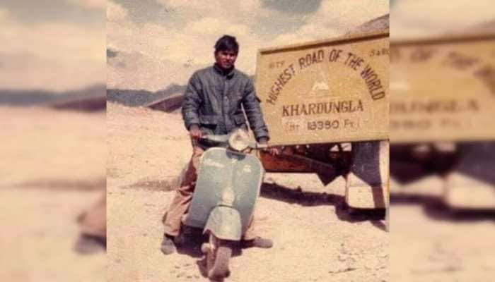 Meet Raj Krishan: India&#039;s first person to take a scooter to highest motorable road in the world
