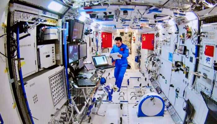 Chinese spacecraft successfully docks with space station, astronauts enter lab module | World News | Zee News