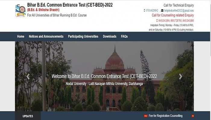 Bihar CET B.Ed 2022: BIG UPDATE! Counselling registrations, choice filling begin at biharcetbed-lnmu.in- Direct link to apply here