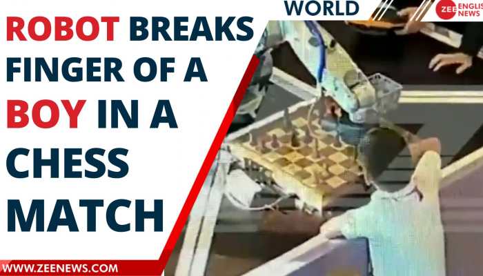 7 year Old’s finger broken by a robot in a chess match | Zee English News