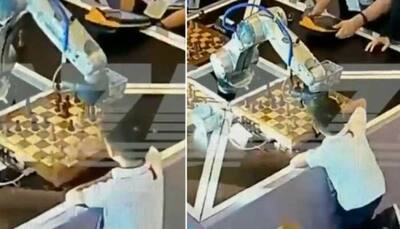 BIZARRE! Chess-playing robot breaks finger of its 7-year-old opponent - WATCH