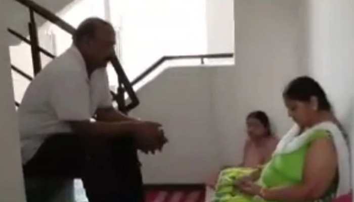 SHOCKING! Elderly couple in Greater Noida forced to live on staircase after tenant refuses to vacate their flat