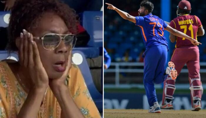 IND vs WI 3rd ODI: Mohammed Siraj&#039;s cracking two-wicket over leaves fan in shock, WATCH