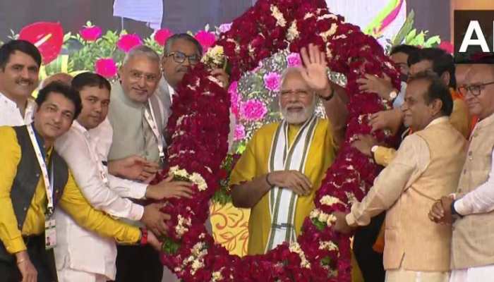 PM Narendra Modi inaugurates multiple projects of Sabar Dairy in Sabarkantha to boost Gujarat&#039;s rural economy