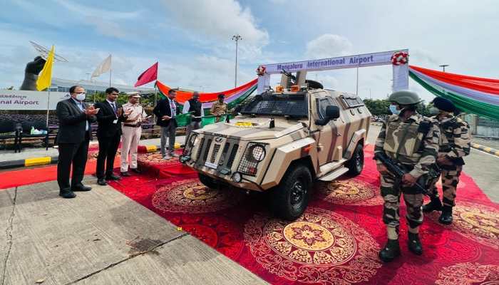 Mangaluru airport becomes India’s first non-hypersensitive airport to get bullet-proof vehicle for CISF on duty 