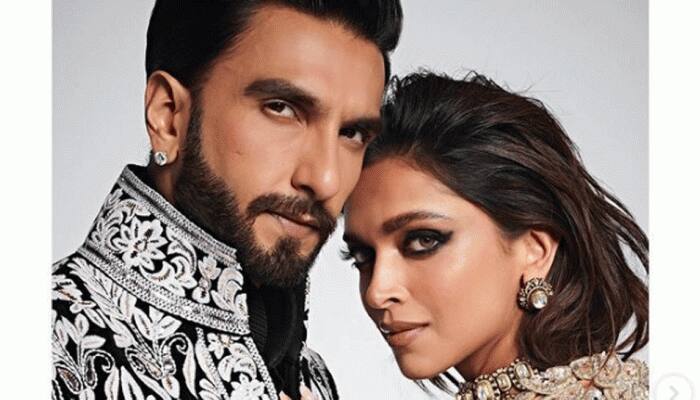 Ranveer Singh, Deepika Padukone look elegant in Manish Malhotra&#039;s royal outfits