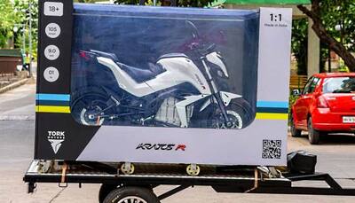 Tork Kratos R electric motorcycle delivered with innovative packaging: Watch Video