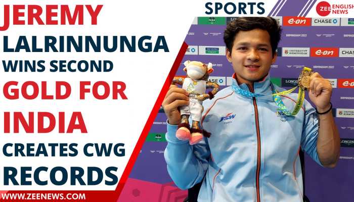 Phenomenal 19-year-old Jeremy Lalrinnunga from Mizoram bags second gold for India: CWG 2022 | Zee English News