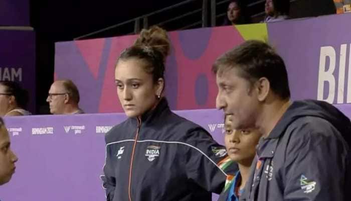 CWG 2022: Manika Batra&#039;s TT team faces yet another CONTROVERSY as men&#039;s coach S Raman seen courtside, read full story HERE