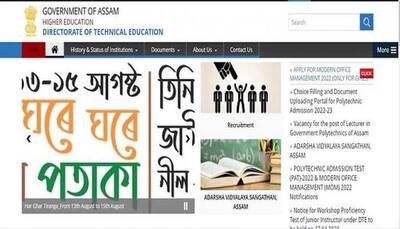 Assam PAT Results 2022 TODAY at dte.assam.gov.in- Check time and more here