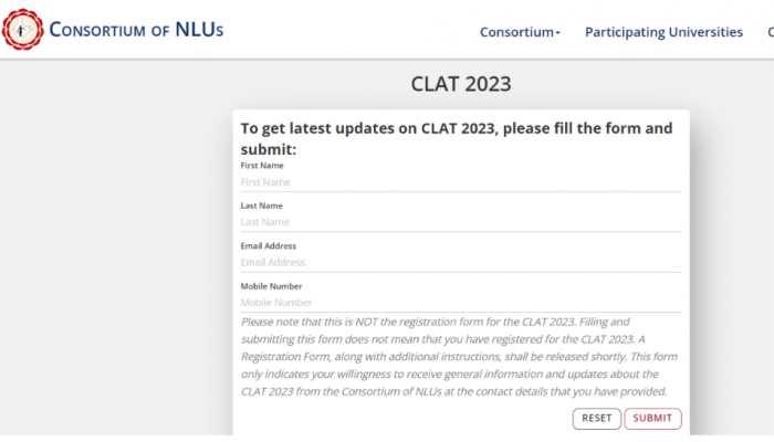 CLAT 2023 Registration to begin SOON at consortiumofnlus.ac.in- Check exam date and other details here