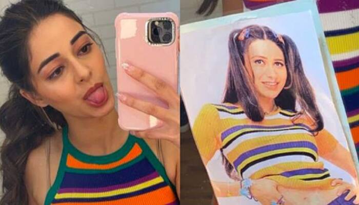 Ananya Panday carries Karisma Kapoor's pic on EVERY shoot, calls her 'forever inspo'
