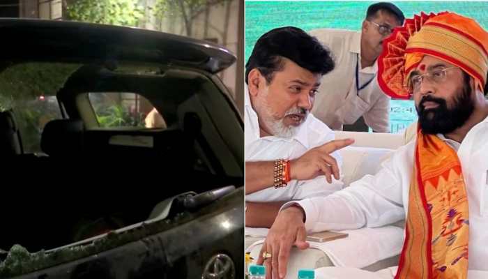 Eknath Shinde faction MLA's car ATTACKED with baseball sticks, stones, Maha CM says 'act of cowardice'