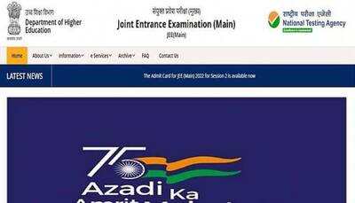 JEE Main 2022: Session 2 Results to be OUT on August 6 at jeemain.nta.nic.in- Check date and time here