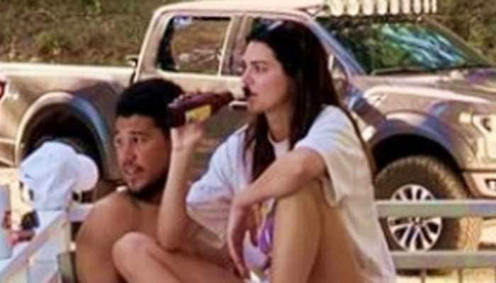 Kendall Jenner goes pantless, sits on beau Devin Booker&#039;s lap!