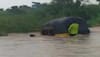 auto in river