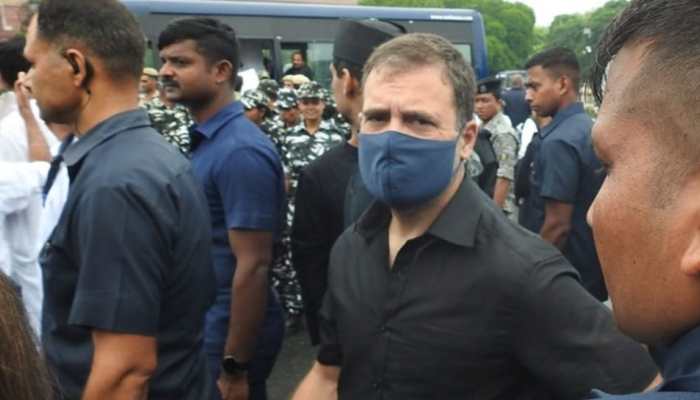 Rahul Gandhi detained, Priyanka jumps over police barricade as Congress holds huge protests - 10 points 