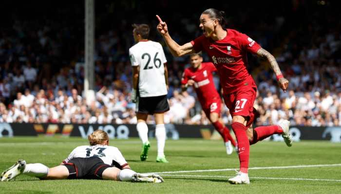 WATCH: Darwin Nunez scores with a stunning flick in Premier League debut for Liverpool vs Fulham