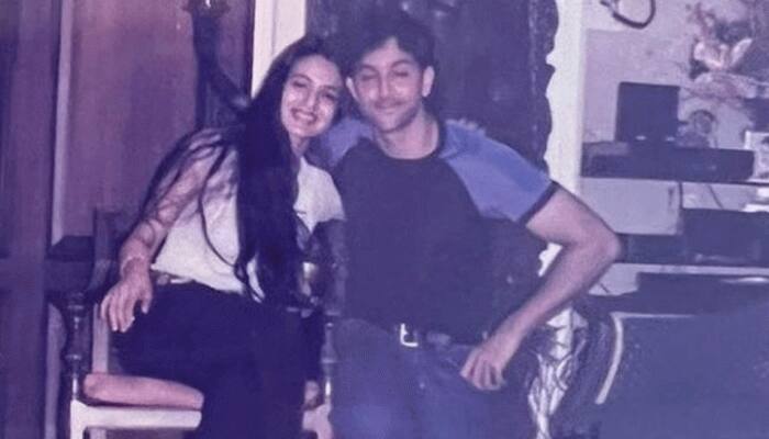 Ameesha Patel shares unrecognizable photo of Hrithik Roshan before &#039;Kaho Naa Pyaar Hai&#039; shoot