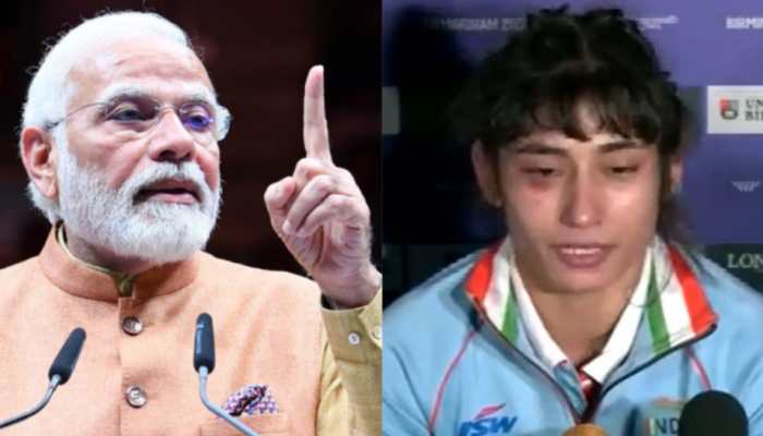 PM Modi reacts after wrestler Pooja Gehlot apologises for missing out on Gold at CWG 2022: &#039;Your medal...&#039;