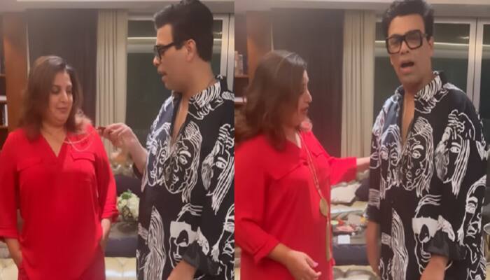 Karan Johar mocks Farah Khan's fashion choices, filmmaker hits back with sassy reply!