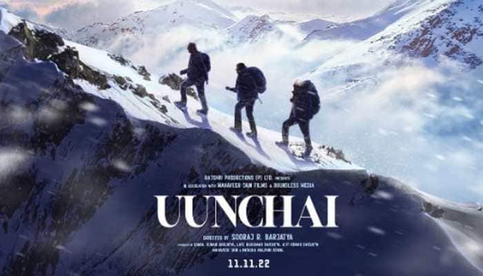 Amitabh Bachchan unveils &#039;Uunchai&#039; poster, promises major friendship goals