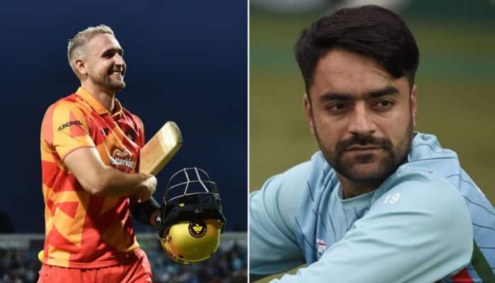 WATCH: Liam Livingstone in 'CARNAGE' mode against Rashid Khan, hits 4 sixes in one over