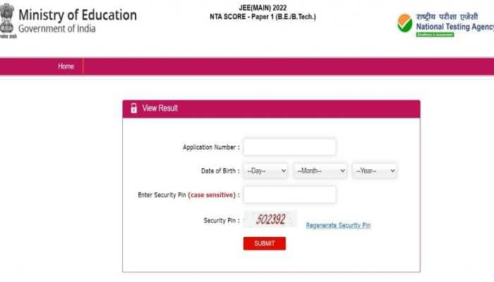 JEE Main Result 2022 Session 2 DECLARED at jeemain.nta.nic.in, direct link to check scorecard here