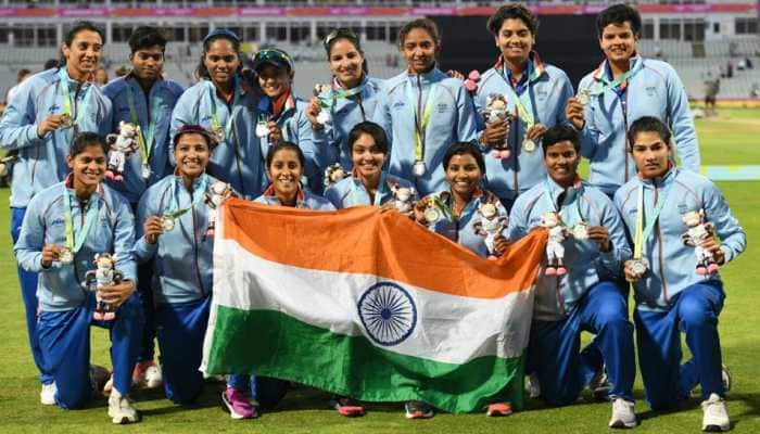 India women cricket team won a historic first silver medal in the Commonwealth Games 2022. Harmanpreet Kaur-led side lost by 9 runs to Australia in the gold medal match. (Photo: IANS)