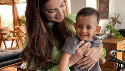 Dia Mirza shares video of son Avyaan calling her 'mamma' for the first time: Watch