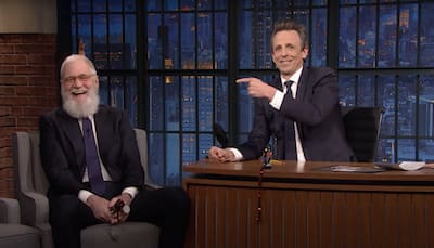 David Letterman felt nervous in returning to 'Late Night' as guest, reveals host Seth Meyers