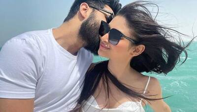 Naagin actress Mouni Roy shares passionate kiss on hubby Suraj Nambiar's birthday - See inside photos