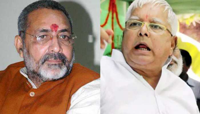 &#039;Saanp aapke ghar mein ghus gaya hai&#039;: BJP leader Giriraj Singh MOCKS Lalu Yadav over new alliance with Nitish Kumar