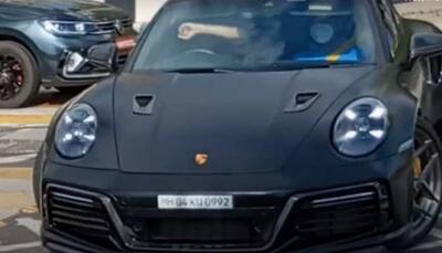 Cricketer Sachin Tendulkar spotted driving Porsche 911 Turbo S with Techart Kit: Watch video