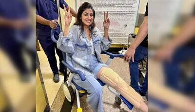 Shilpa Shetty injures herself on the sets of ‘Indian Police Force’, literally 'breaks a leg'!