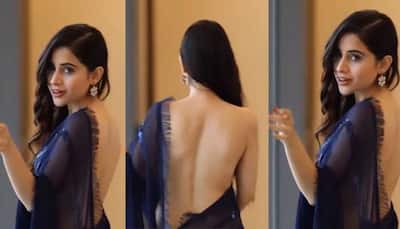 Urfi Javed ditches her blouse, oozes oomph in a transparent saree as she walks in style - Watch