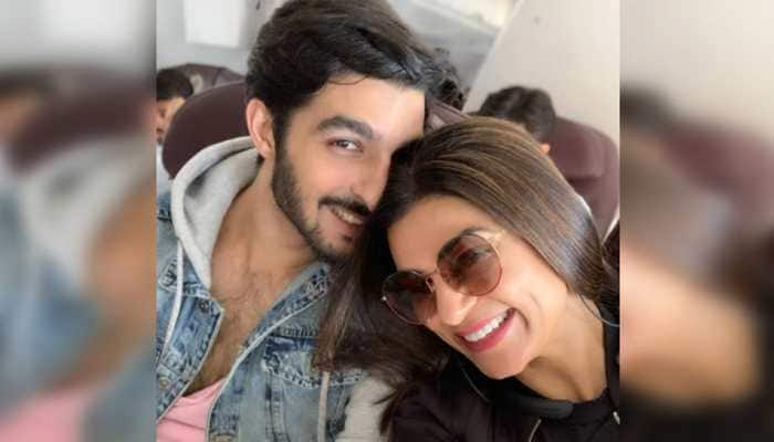 Sushmita Sen watches Laal Singh Chaddha with ex-boyfriend Rohman Shawl, video goes viral!