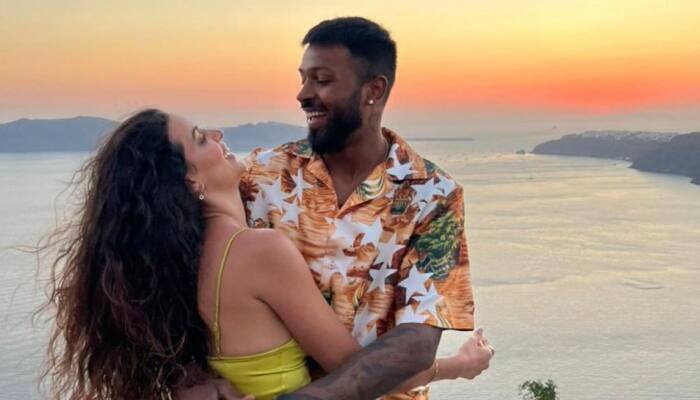 Hardik Pandya&#039;s holiday PICS from Santorini with gorgeous wife Natasa Stankovic are pure bliss 