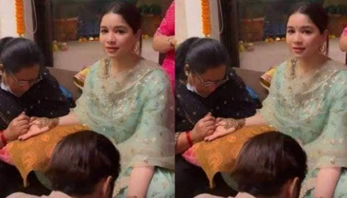 Sara Tendulkar&#039;s viral wedding photo hits internet, here&#039;s the &#039;Mehendi&#039; pic TRUTH!