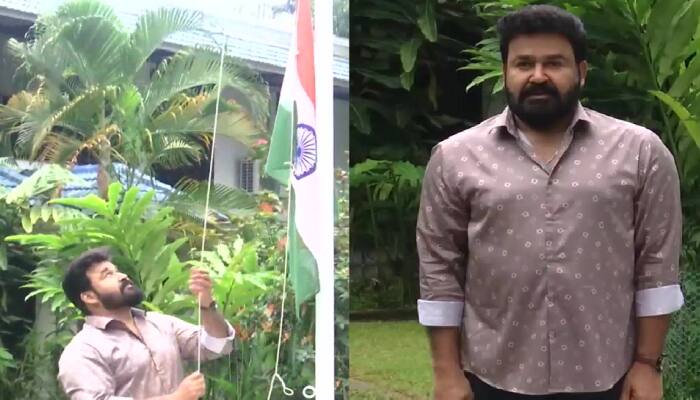 Har Ghar Tiranga: South superstar Mohanlal hoists flag at home- In PICS