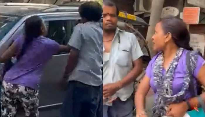 Noida woman slaps E-rickshaw driver repeatedly for doing THIS, arrested after video goes viral - WATCH
