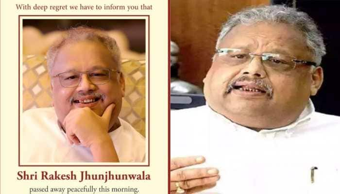 Rakesh Jhunjhunwala cremation at 5.30 pm in Mumbai, family and friends mourn loss