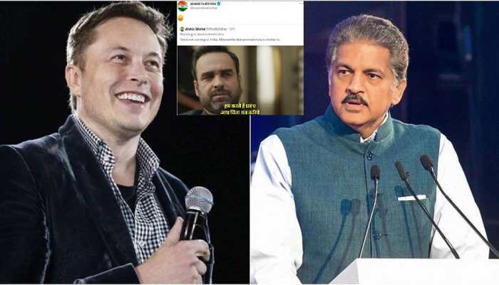Amused Anand Mahindra replies on funny Twitter meme mocking Tesla's decision to not enter India