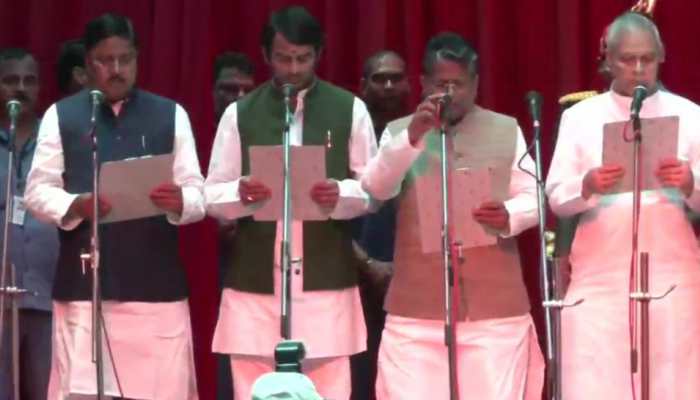 Bihar cabinet expansion: Nitish Kumar inducts 31 ministers including Lalu Yadav&#039;s elder son Tej Pratap