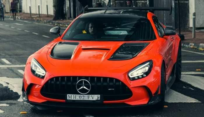 India&#039;s 2nd Mercedes-AMG GT Black Series supercar hits Mumbai roads: Watch here