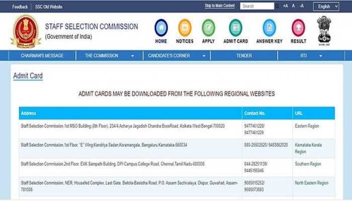 SSC CGL admit card 2022 for tier 3 RELEASED at ssc.nic.in, Exam on THIS DATE- Check time and more here