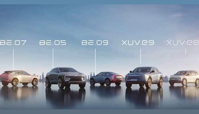 Mahindra BE.05, BE.07, BE.09, XUV.e8, XUV.e9 Electric SUVs announced: IN PICS