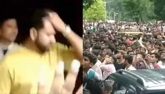 Watch: Thousands of fans gather outside Rohit Sharma's hotel in Mumbai... 